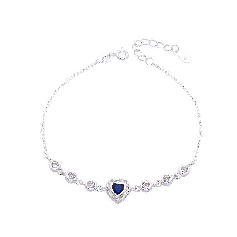 Pulsera de Corazón y Puntos de Luz